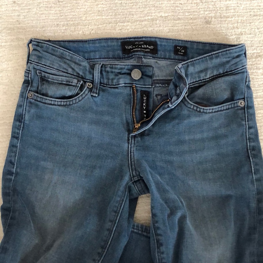Dark blue skinny jeans